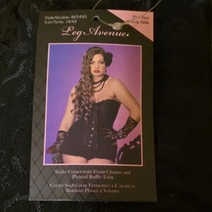 Leg Avenue Black Lace Corset
